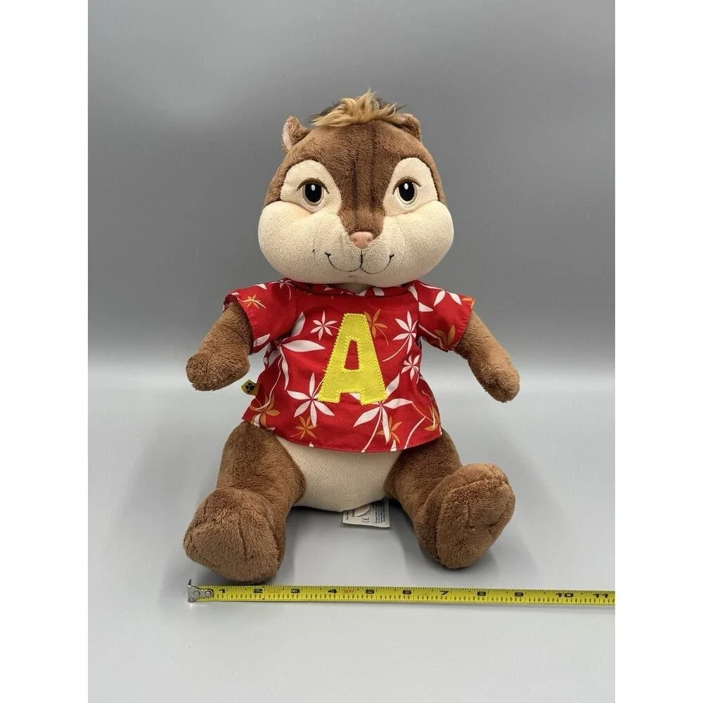 Build A Bear Alvin And The Chipmunks ALVIN In Hawaiian Shirt Stuffed Plush 12